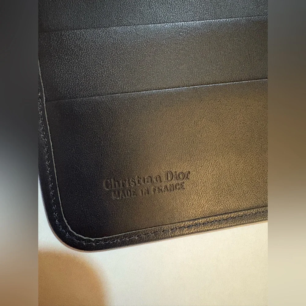 Dior Black and Gray Wallet